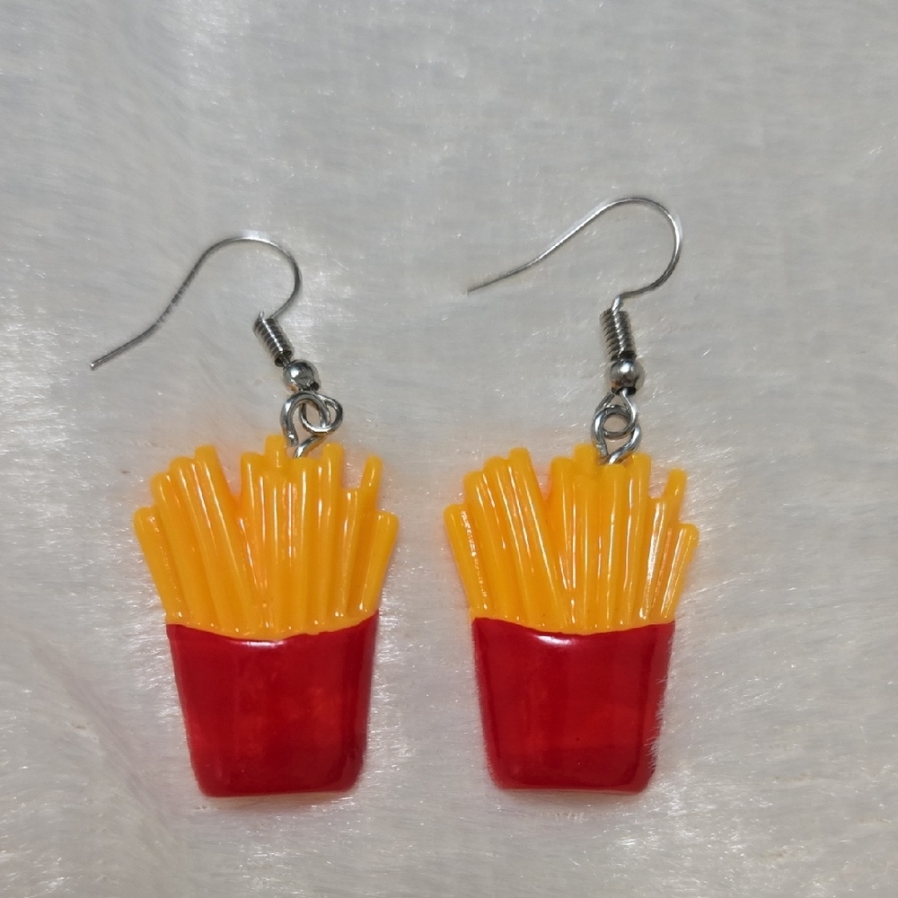 Playful French Fry Earrings
